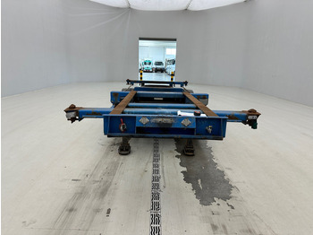 Semi-remorque porte-conteneur/ Caisse mobile ASCA Bi-train skelet 20 ft: photos 3