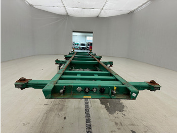 Semi-remorque porte-conteneur/ Caisse mobile Fruehauf Skelet 2 x 20-40 ft: photos 2
