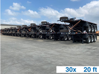 Semi-remorque porte-conteneur/ Caisse mobile SERGOMEL