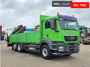 Camion grue MAN TGS 26.360 6x2-2 BL/ Palfinger 16002 / Lenkachse: photos 3