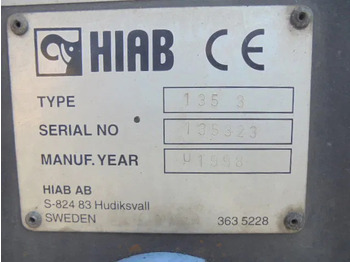 Flèche Hiab 135/3: photos 4 Flèche Hiab 135/3: photos 4