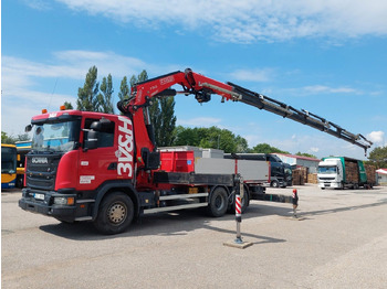 Camion plateau, Camion grue Scania G 410LB 6x4 HNA + Kran Fassi F545RA.2.27 FLY-JIB: photos 5