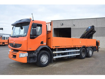 Camion plateau RENAULT Premium 410