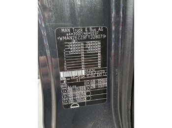 Camion plateau, Camion grue MAN TGM 15.250 Kran Fassi F150: photos 3