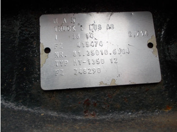 Essieu arrière pour Camion MAN 81.35003-7671// 81.35010-6304 HY-1350-12 2,71 RATIO MAN TGX EURO 6: photos 5