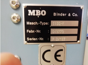 Plieuse de bureau Four pocket folder MBO F 400-4-F SA: photos 2 Plieuse de bureau Four pocket folder MBO F 400-4-F SA: photos 2