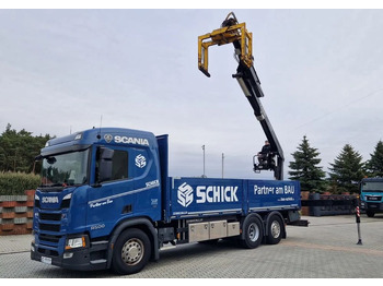 Camion plateau SCANIA R 500