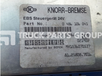 Bloc de gestion pour Camion MAN electronic brake system EBS, ECU, 81258087053, KNORR-BREMSE 0486 control unit: photos 2 Bloc de gestion pour Camion MAN electronic brake system EBS, ECU, 81258087053, KNORR-BREMSE 0486 control unit: photos 2