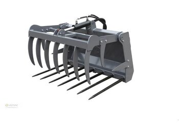 Accessoire pour Machine agricole neuf Vemac Krokodilgebiss Mistgabel Weidemann Schäffer NEU 90 100 110: photos 2
