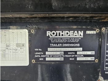 Semi-remorque benne Rothdean Steel tipper: photos 2