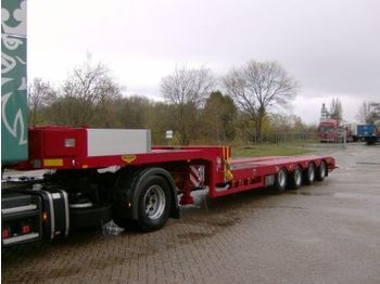 Semi-remorque surbaissé pour transport de équipements lourds Broshuis 4 AOU-16-40: photos 1