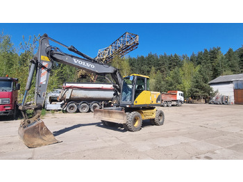 Pelle sur pneus VOLVO EW160