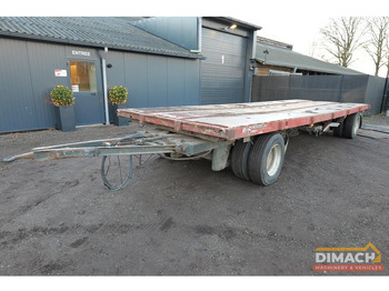 Semi-remorque plateau Van Hool ONBEKEND Platte kar snelverkeer - luchtremmen - 770x246cm plateau afmetingen: photos 4