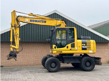 Pelle sur pneus KOMATSU PW160