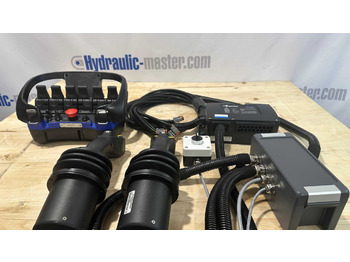 Matériel forestier Proportional Valve Walvoil DPX100 with Control Scanreco RC400 and JP Joysticks Danfoss for Parker, Nordhyraulic, Fassi, Hiab: photos 3