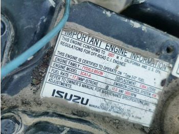 Moteur pour Engins de chantier Isuzu 3CA1-AZP01: photos 3
