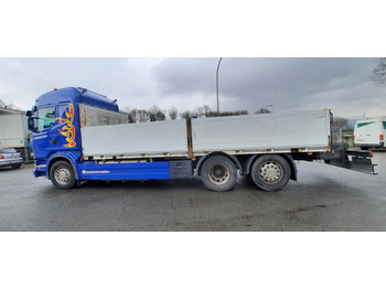 Camion plateau, Camion grue Scania G440 Pritsche 6x2 Kran am Heck vor: photos 5