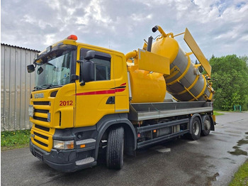 Camion hydrocureur SCANIA R