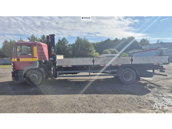 Camion plateau, Camion grue 1997 MAN 18.224: photos 2