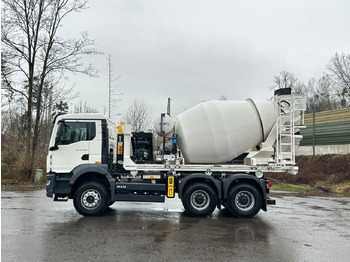 Camion ampliroll, Camion grue MAN TGS 33.440 6x4 Euro6e Abroller + Fahrmischer: photos 4