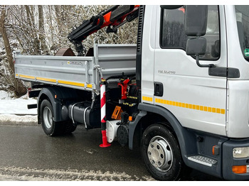 Camion benne MAN MAN TGL 12-240 Kiper Wywrotka 4x2 Kran PALFINGER PK 12500 BARDZO DOBRY STAN: photos 5 Camion benne MAN MAN TGL 12-240 Kiper Wywrotka 4x2 Kran PALFINGER PK 12500 BARDZO DOBRY STAN: photos 5