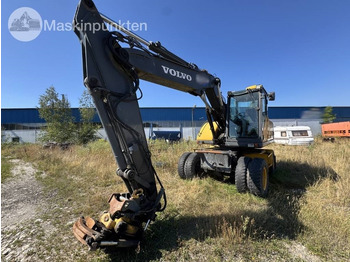 Pelle sur pneus VOLVO EW140
