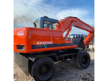 Pelle sur pneus HITACHI EX100WD