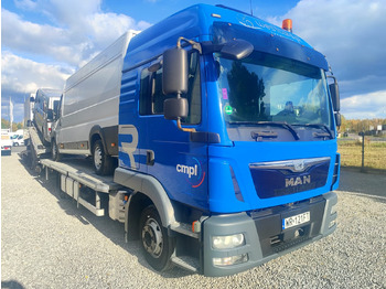 Camion porte-voitures pour transport de équipements lourds MAN TGL: photos 4