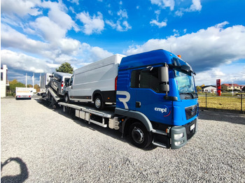 Camion porte-voitures pour transport de équipements lourds MAN TGL: photos 5