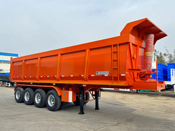 Semi-remorque benne pour transport de matériaux granulaires neuf TITAN 4 Axle Semi Trailer Tipper for Sale in Zambia: photos 3