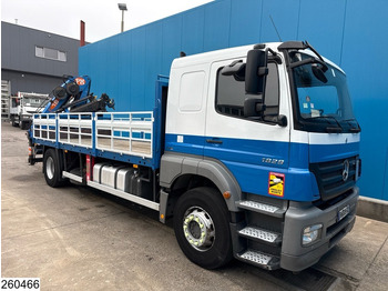 Camion plateau, Camion grue Mercedes-Benz Axor 1829 Manual, PM, Remote control: photos 3