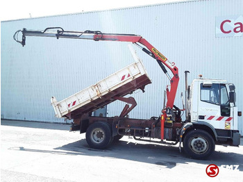Camion benne, Camion grue Iveco Eurocargo 150 E 18 120000km manual pump: photos 4
