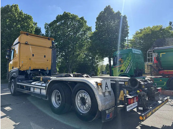 Camion ampliroll, Camion grue Mercedes-Benz Actros 2645 6x2 ABROLLER Lenk/Lift MEILLER 2170 Intarder: photos 5