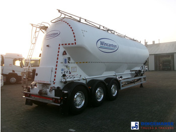 Semi-remorque citerne Feldbinder Powder tank alu alu 49 m3 / 1 comp: photos 4