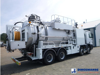 Camion hydrocureur Mercedes-Benz Actros 3241 8x4 RHD Huwer vacuum tank / hydrocureur 15 m3: photos 3