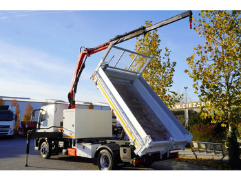 Camion plateau, Camion grue IVECO Eurocargo 120E18 Crane Palfinger / 3-way tipper / sleeper cab: photos 4