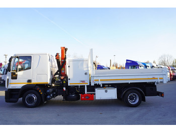Camion plateau, Camion grue IVECO Eurocargo 120E18 Crane Palfinger / 3-way tipper / sleeper cab: photos 5