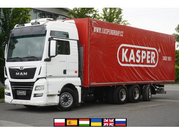 Camion à rideaux coulissants MAN TGX 35.580