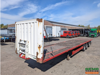 Semi-remorque plateau Krone SD 3-Assen BPW - OpenLaadbak - StuurAs - Twistlocks - KooiAap - 01/2026APK: photos 2