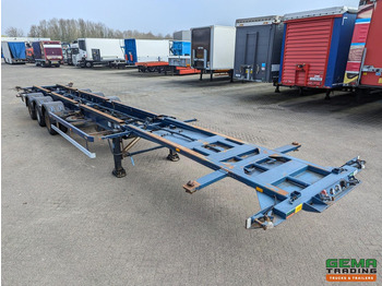 Semi-remorque porte-conteneur/ Caisse mobile Renders RMOC 12 27CC 3-Assen BPW - Dubbellucht - Trommelremmen - 40FT - Schotelhoogte 105cm: photos 2