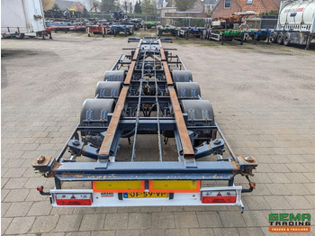 Semi-remorque porte-conteneur/ Caisse mobile Renders RMOC 12 27CC 3-Assen BPW - Dubbellucht - Trommelremmen - 40FT - Schotelhoogte 105cm: photos 5