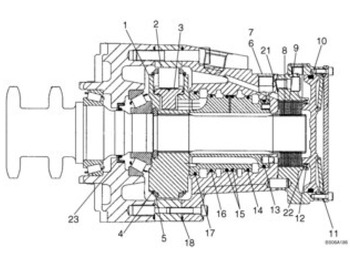 Moteur hydraulique pour Engins de chantier Case 48070318R: photos 2