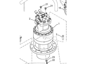 Moteur de rotation CASE