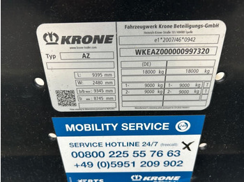 Remorque porte-conteneur/ Caisse mobile neuf Krone 2 Achswechselfahrgestell, Typ: MAXI AZW 18 eL3B7: photos 3