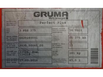 Accumulateur GRUMA 24 Volt 3 PzS 375 Ah: photos 5