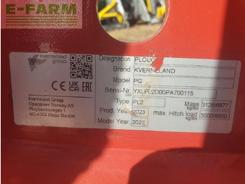 Charrue Kverneland pg 100-6 mit packerarm: photos 4