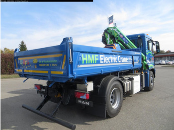 Camion benne MAN TGS 18.420 4x4H BL HMF,Elektrokran 1820 K4 RC: photos 2