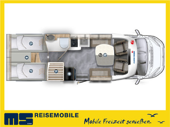 Camping-car profilé EURA MOBIL