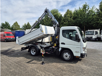 Véhicule utilitaire benne neuf FUSO 3S15 Kipper mit Ladekran Funk 3x hydr. Kran: photos 3