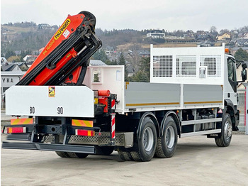 Camion grue, Camion plateau Iveco TRAKKER 360 * PRITSCHE 6,80* PK 16002 B+FUNK*6x4 Iveco TRAKKER 360 * PRITSCHE 6,80* PK 16002 B+FUNK*6x4: photos 5